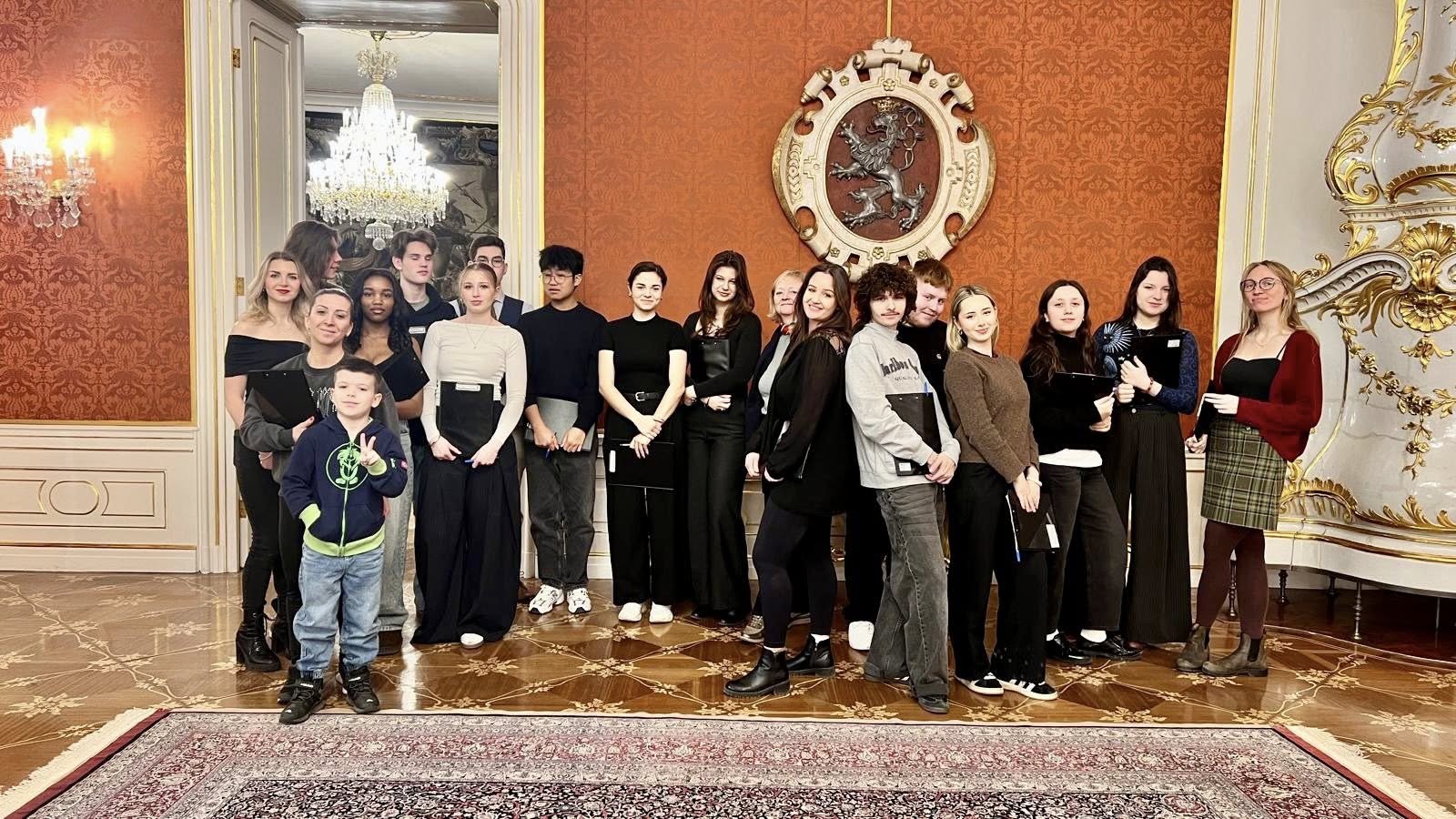 Edukační program “Stát a já” přivedl studenty KJD na Pražský hrad