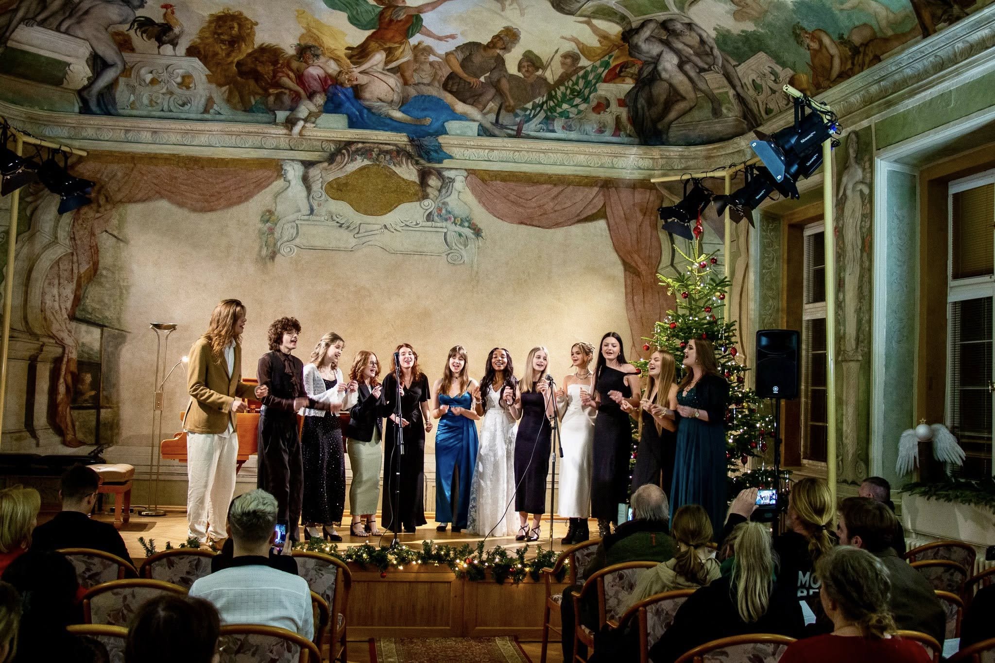 Studenti populárního zpěvu zakončili rok vánočním koncertem