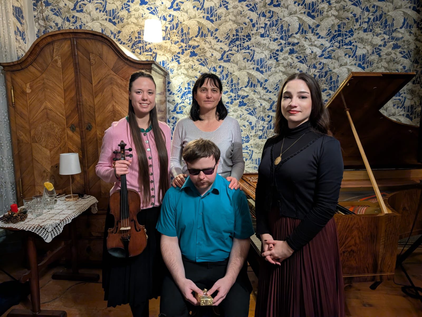 Studenti KJD vystoupili na tradičním vánočním koncertu v Petrkově